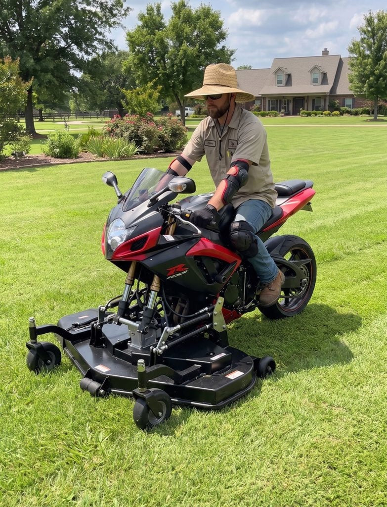 Motorcycle Lawn Mowers
