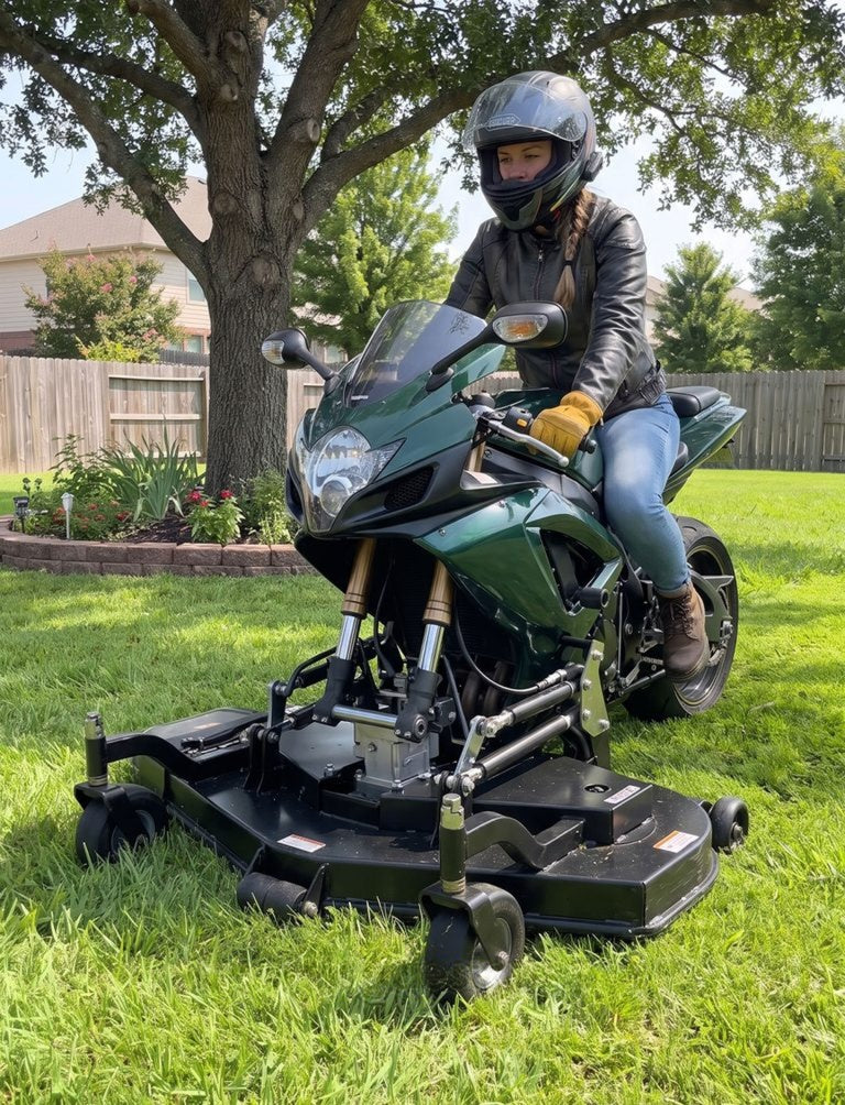 Motorcycle Lawn Mowers