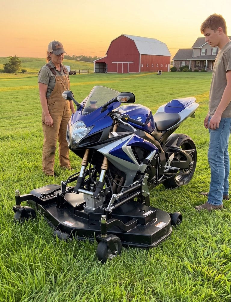 Motorcycle Lawn Mowers