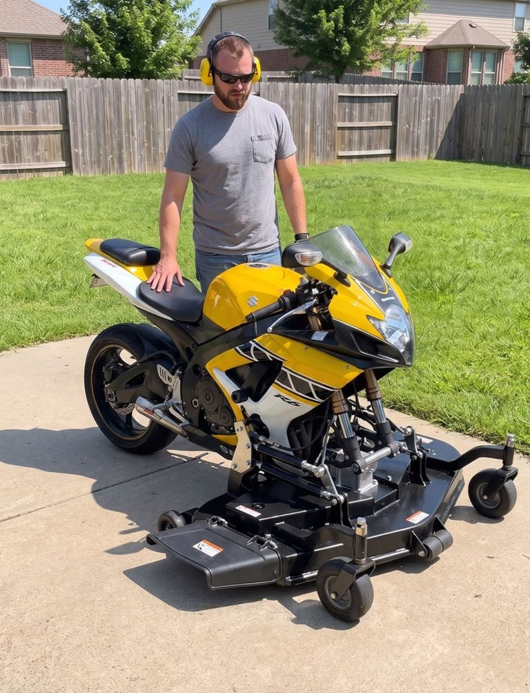 Motorcycle Lawn Mowers