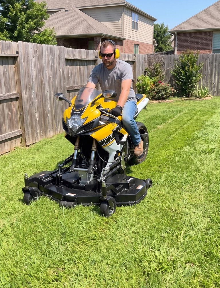 Motorcycle Lawn Mowers