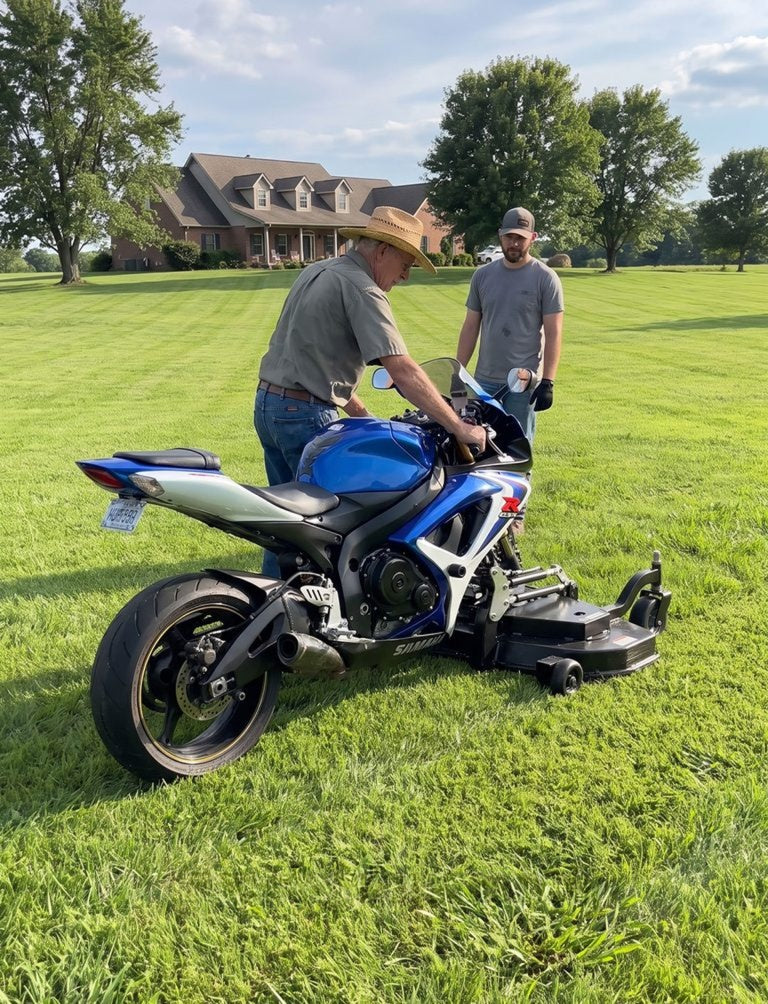 Motorcycle Lawn Mowers