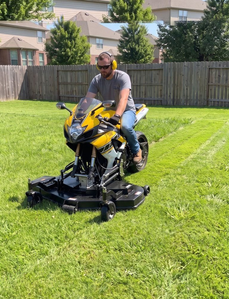 Motorcycle Lawn Mowers
