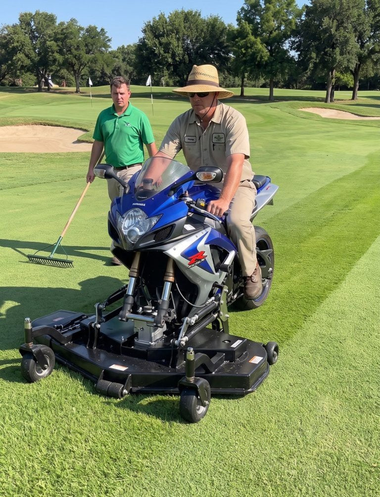 Motorcycle Lawn Mowers