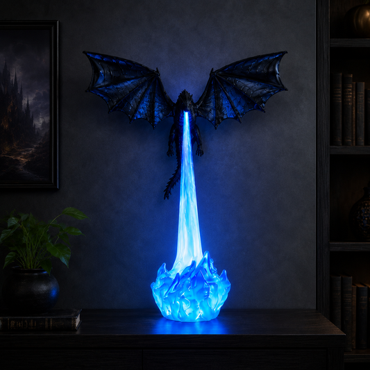 Fire Breathing Dragon Lamp