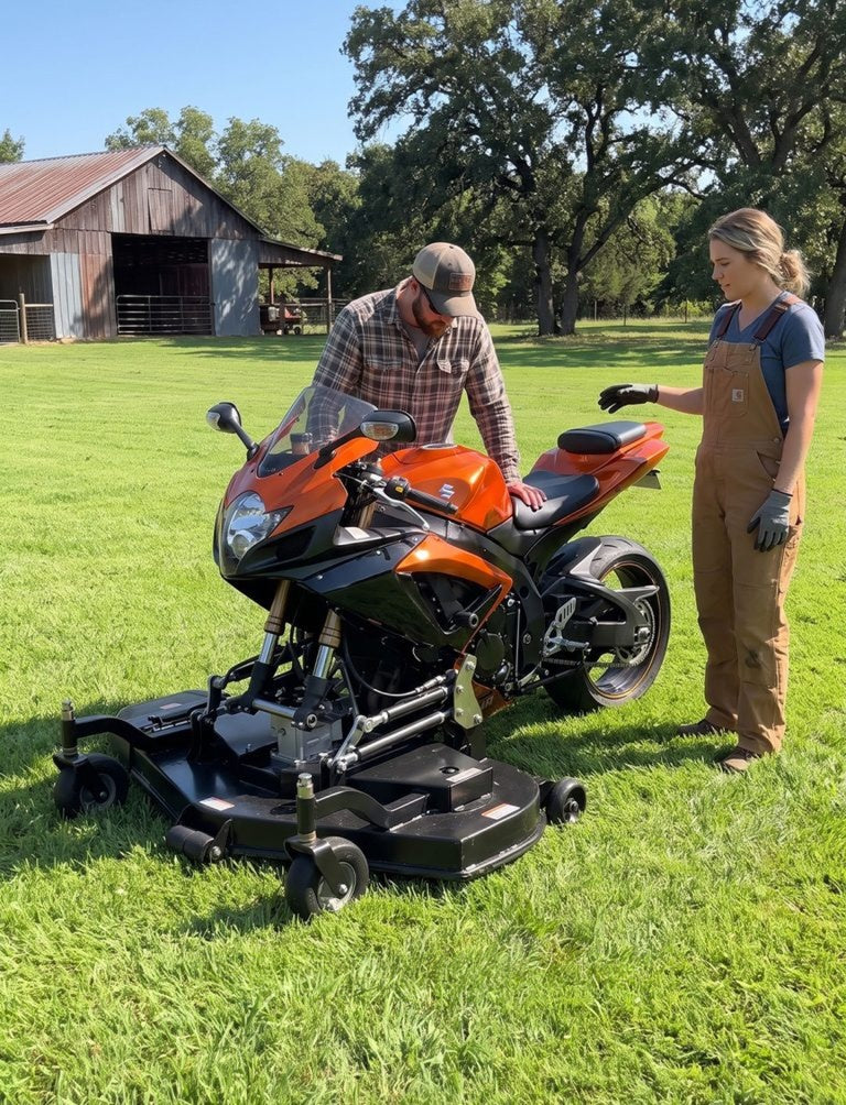 Motorcycle Lawn Mowers