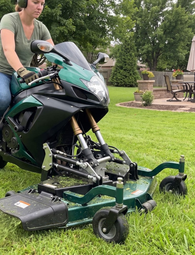 Motorcycle Lawn Mowers