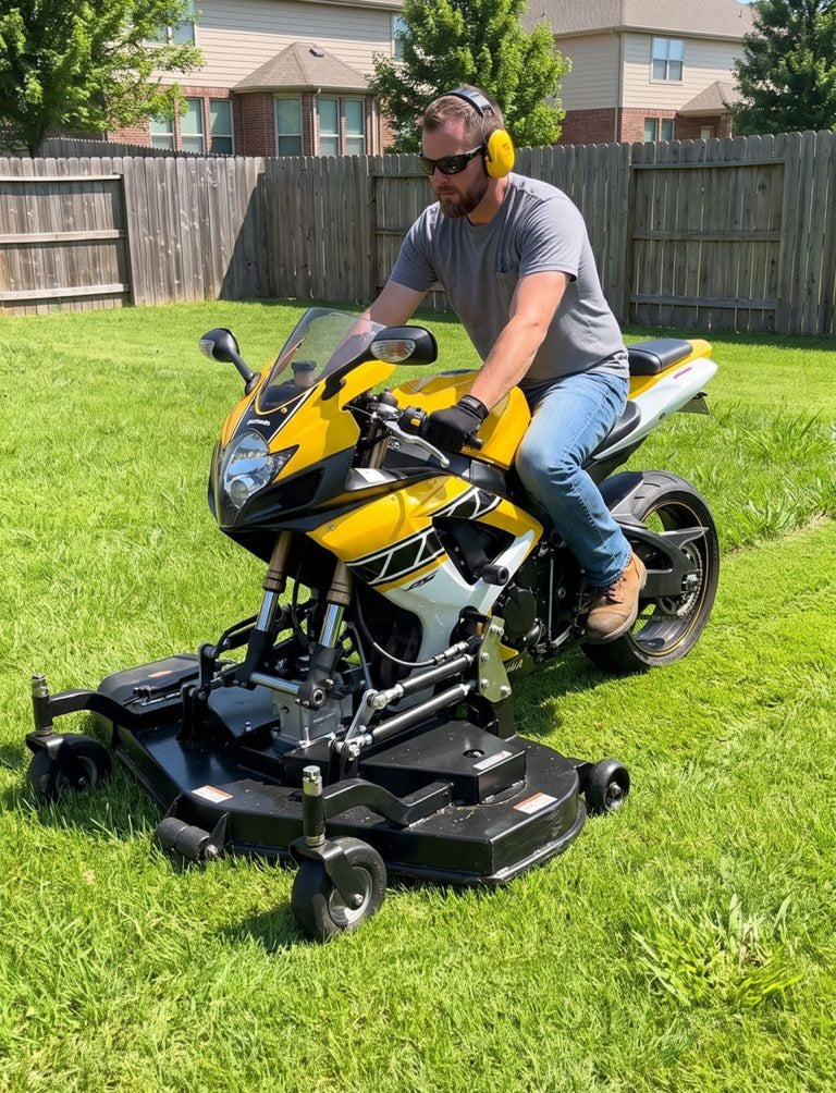 Motorcycle Lawn Mowers